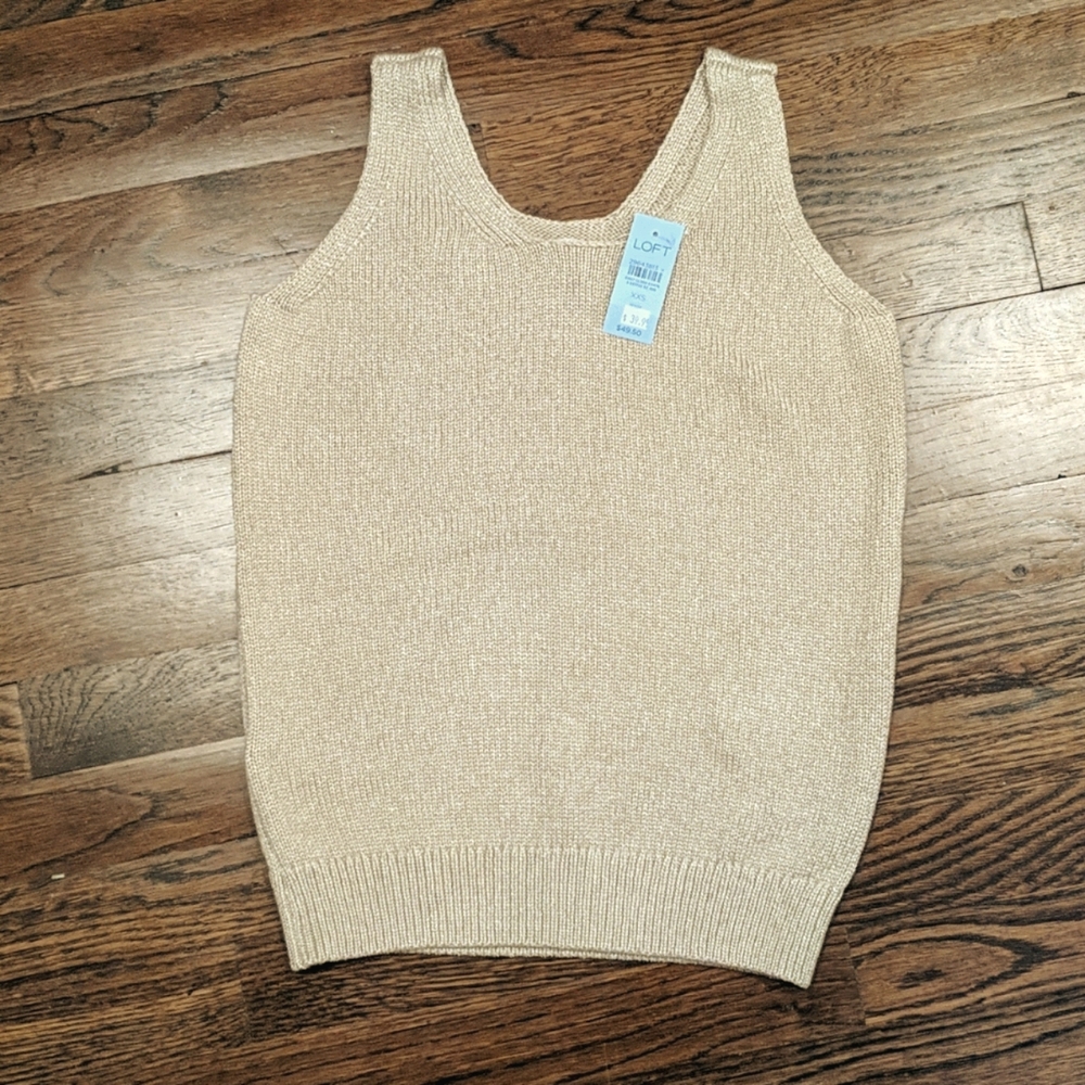 New Loft sweater tank sleeveless